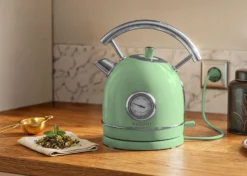 Necchi Vintage Bollitore 1,8 L Verde Menta
