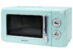 Necchi Vintage Forno a Microonde 20 L Azzurro Pastello