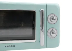 Necchi Vintage Forno a Microonde 20 L Azzurro Pastello