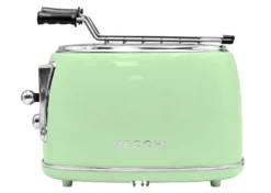 Necchi Vintage Tostapane a 2 pinze Verde Menta