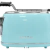 Necchi Vintage Tostapane a 2 pinze Azzurro Pastello