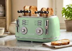 Necchi Vintage Tostapane Sandwich Verde Menta