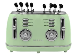 Necchi Vintage Tostapane Sandwich Verde Menta
