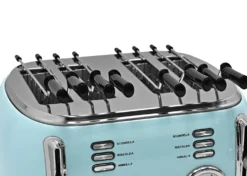 Necchi Vintage Tostapane Sandwich Azzurro Pastello