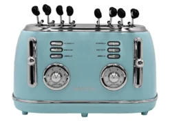 Necchi Vintage Tostapane Sandwich Azzurro Pastello
