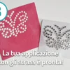 Pellicola Adesiva Acrilica per Strass-10 fogli