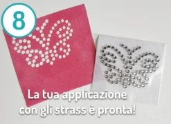Pellicola Adesiva Acrilica per Strass-10 fogli