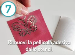 Pellicola Adesiva Acrilica per Strass-10 fogli