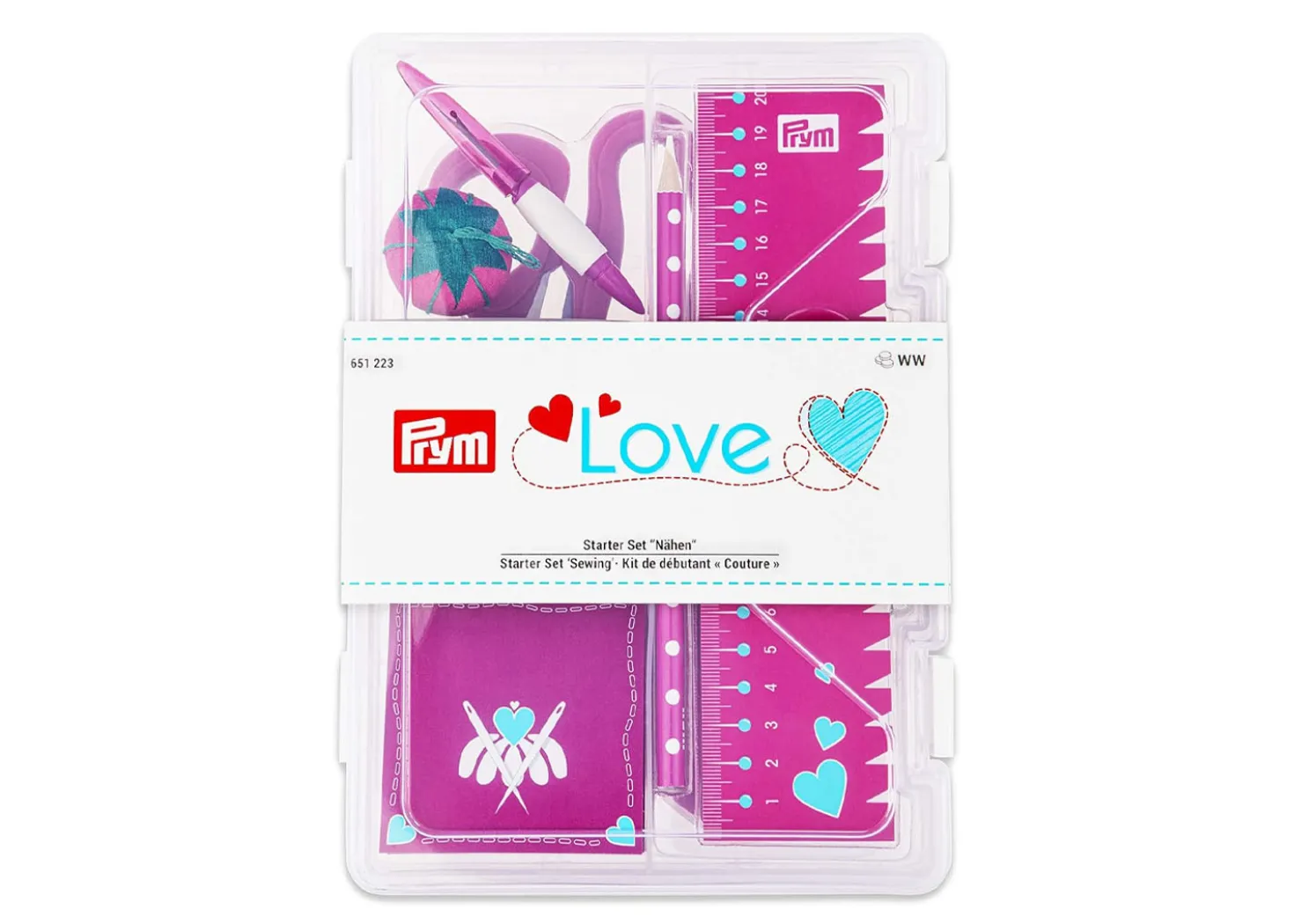Prym Love Set Cucito Rosa