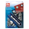 Prym occhielli in ottone nichelati 8,0mm 24 pz