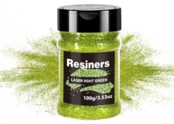 Resiners Glitter olografico ultra-fine 100g Verde Chiaro