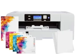 Sawgrass Stampante Sublimatica SG1000 A3 con 4 Cartucce 70ml inchiostri VersiFlex + Carta Versiflex Light A3 e Carta per Sublimazione