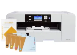 Sawgrass Stampante Sublimatica A3 SG1000 con 4 Cartucce Chromablast 31ml e Carta per stampe su Cotone