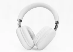 Seleco Super Bass Cuffie Wireless Bluetooth con Cancellazione Rumore Bianco