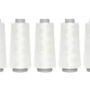 Set Filato Toldi-Lock 2500Mt Bianco 100% Poliestere 5 Bobine