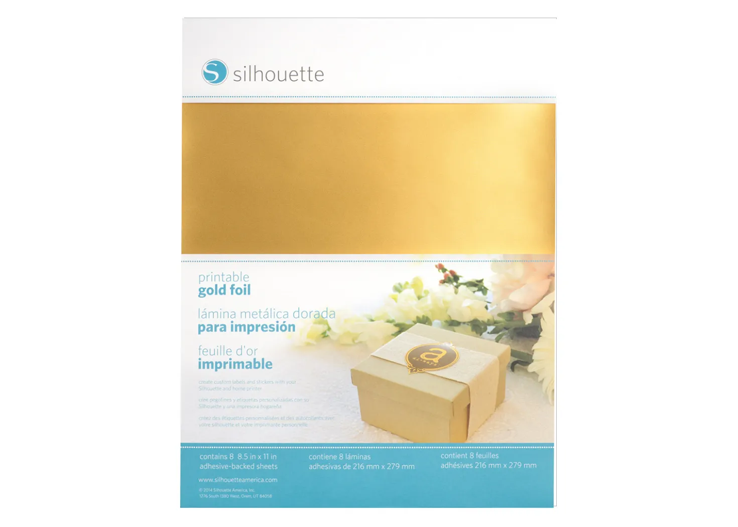 Silhouette Fogli adesivi Foil Oro