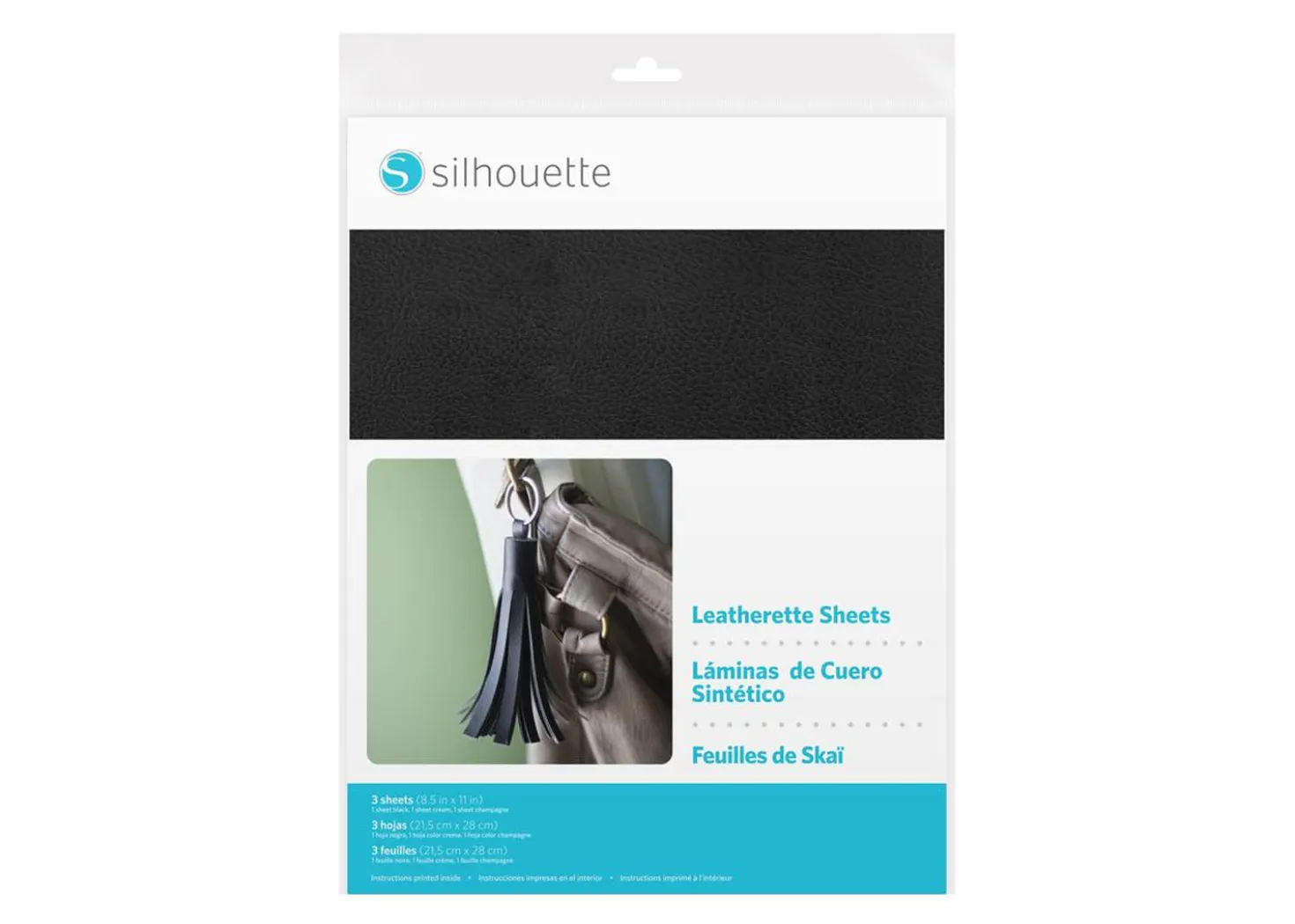 Silhouette Fogli Similpelle 3 pezzi 21,5cmx28cm
