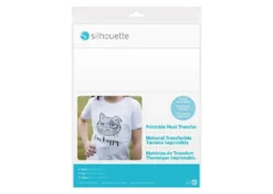 Silhouette Termovinile Stampabile per Tessuti Chiari 5 Fogli