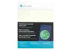 Silhouette Vinile Stampabile Fosforescente 2 Fogli 21,6cmx27,9cm