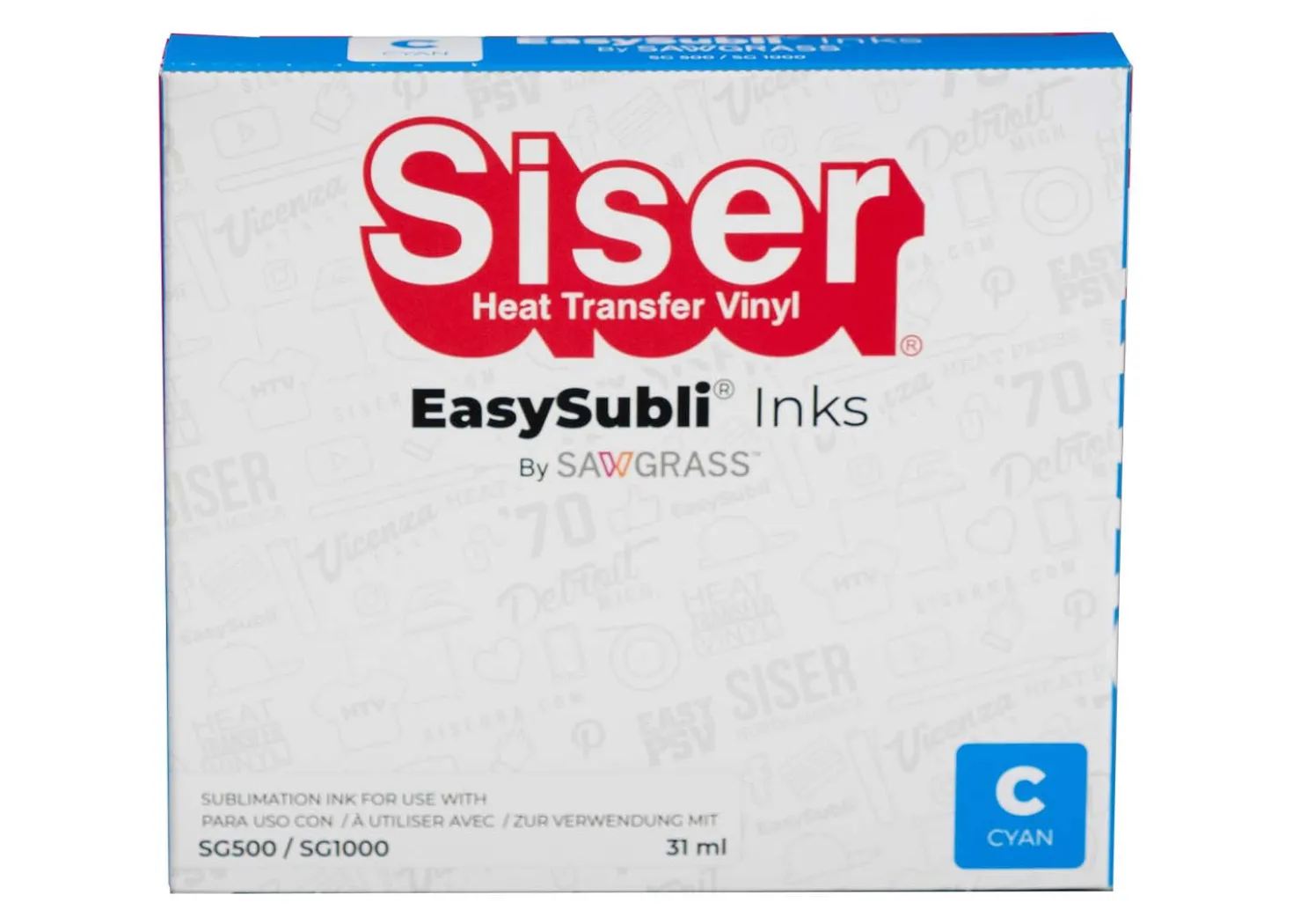 Siser inchiostro a sublimazione Ciano 31ml