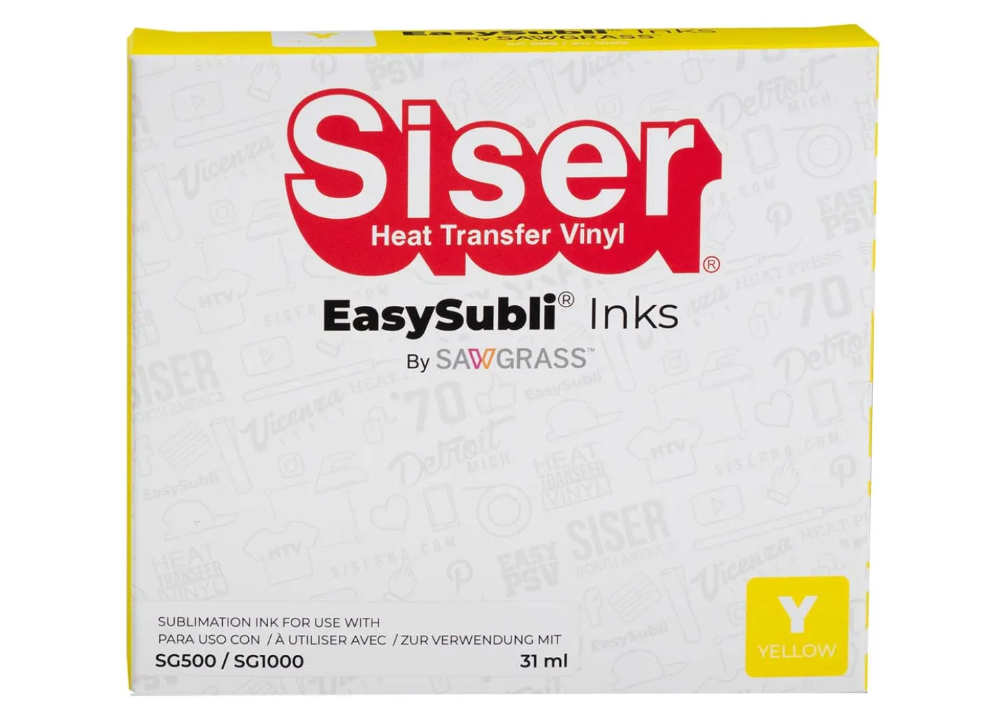 Siser inchiostro a sublimazione Giallo 31ml