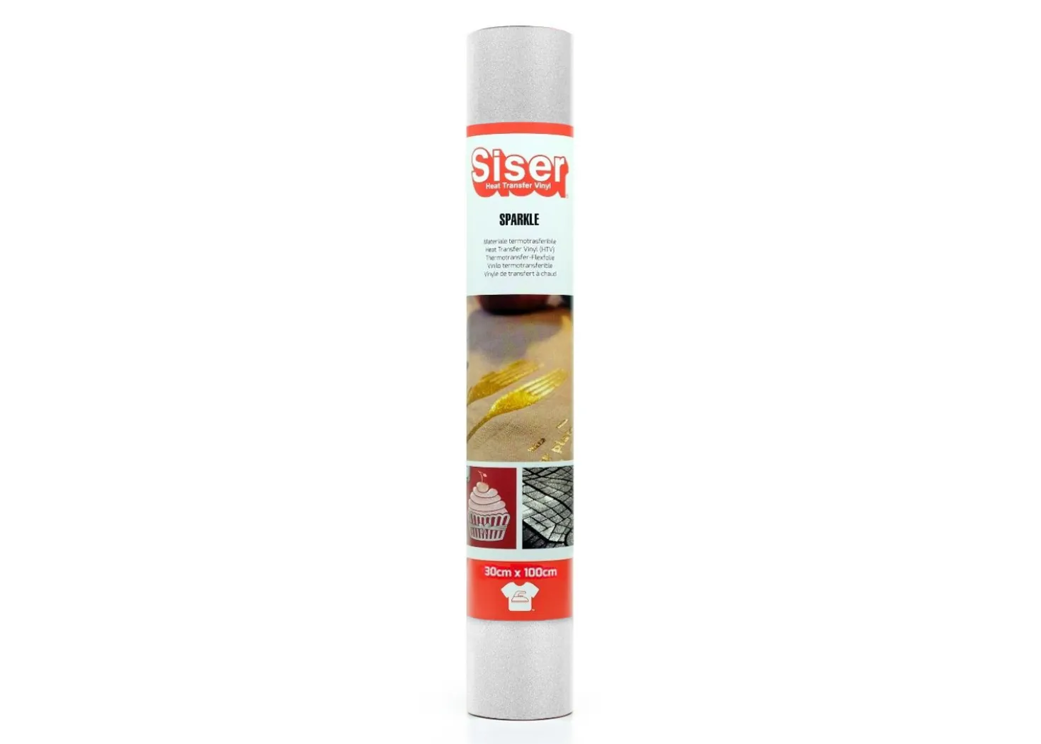 Siser Termoadesivo Sparkle Silver Sword 30x100cm