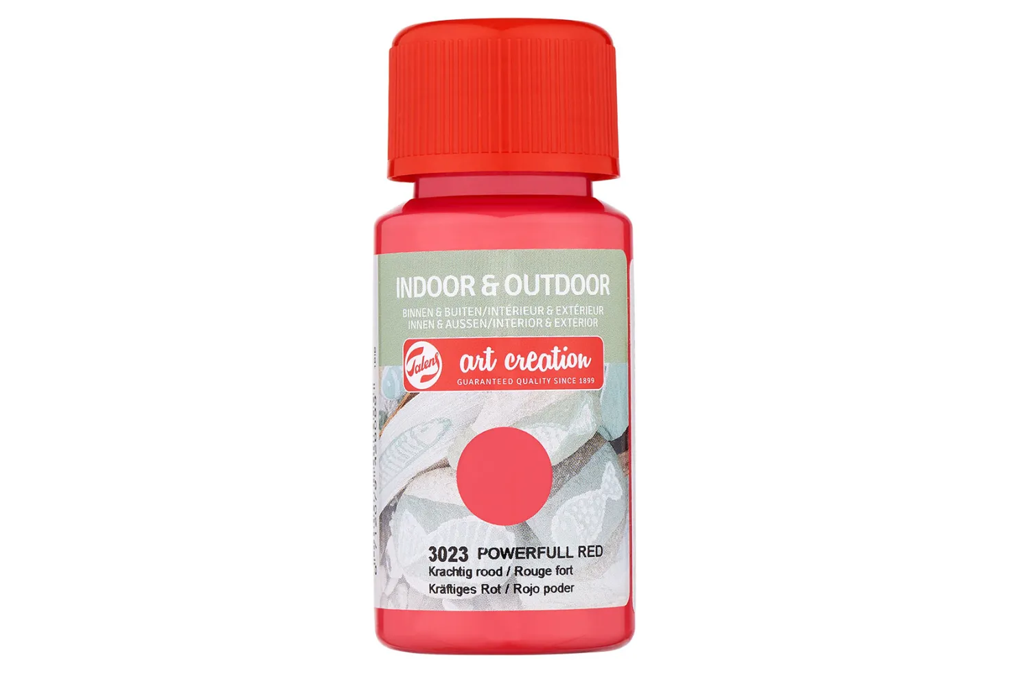 TAC Vernice Acrilica Rosso Vivo per Interni ed Esterni 50ml