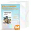 Teckwrap Carta adesiva stampabile Olografica Arcobaleno A4 15pz