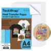 Teckwrap Carta Transfer Inkjet Glitter Blu 15pz Formato A4
