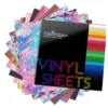 Teckwrap Kit Di 9 Fogli In Vinile Glitter a Fantasia 30,5cmx30,5cm