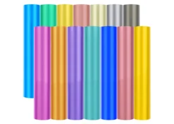 Teckwrap Kit di Termoadesivi Metallizzati Perlati 14pz 30cmx30cm