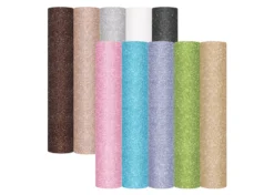 Teckwrap Kit di Termoadesivi Glitter effetto 3D 10pz 30,5cmx25cm