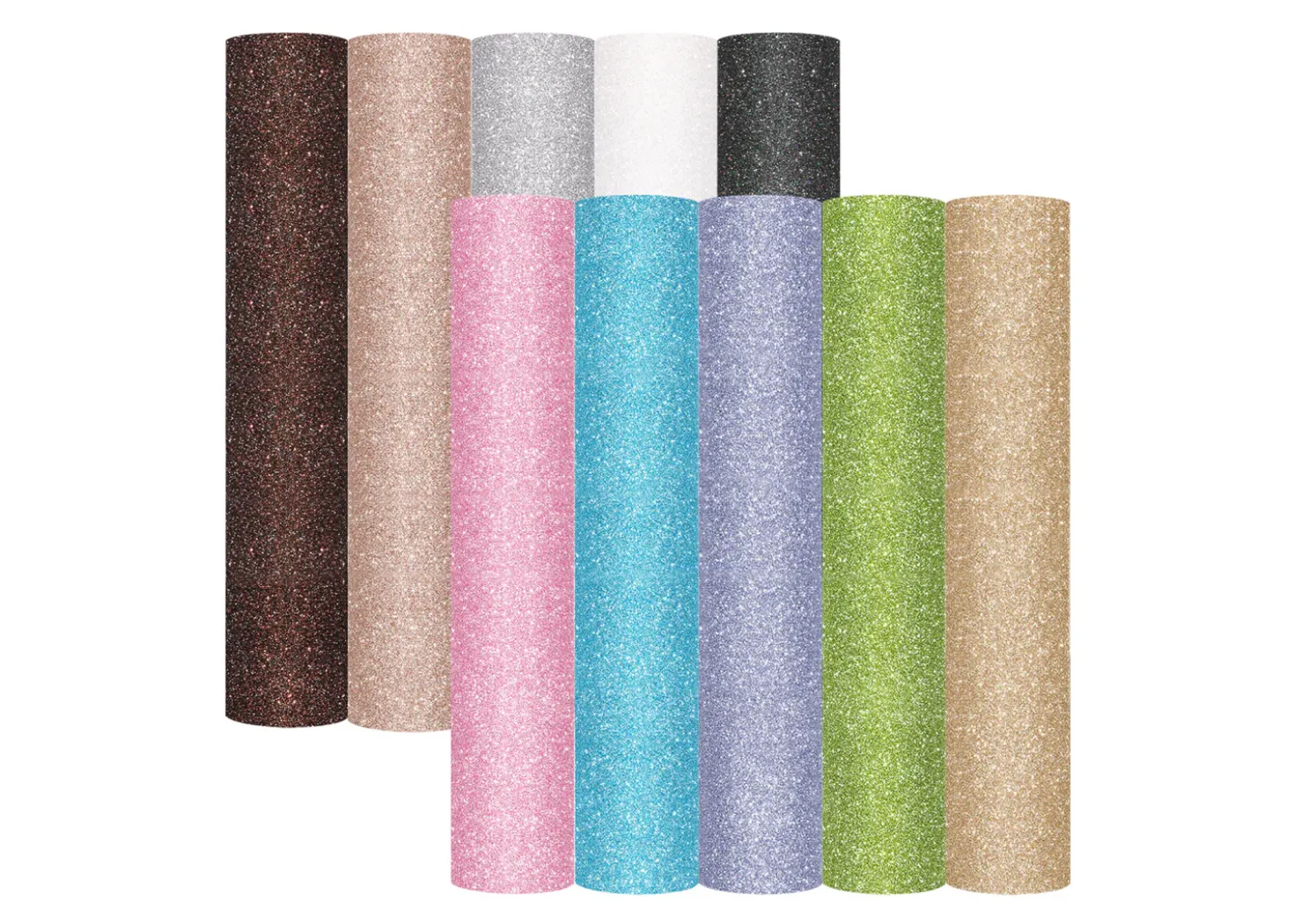 Teckwrap Kit di Termoadesivi Glitter effetto 3D 10pz 30,5cmx25cm