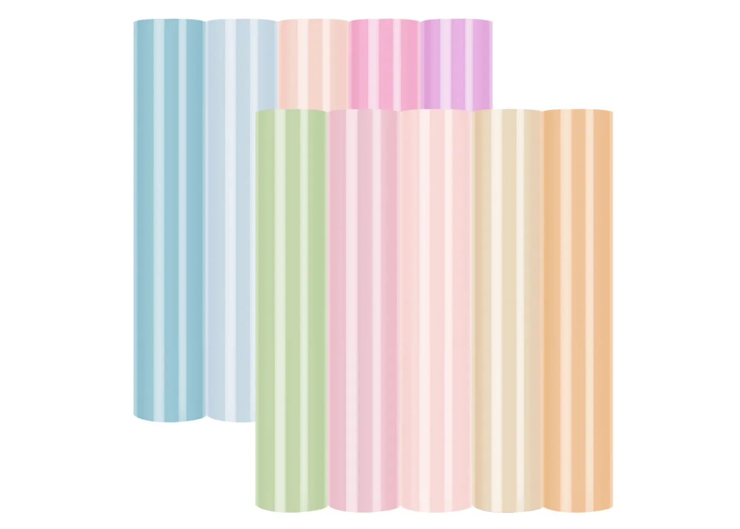 Teckwrap Kit di Vinili Pastello Glossy 10pz 30,5cmx30,5cm