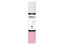 Teckwrap Termoadesivo Cambia Colore Glitter Bianco-Rosa 30,5cmx1,55m