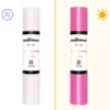 Teckwrap Termoadesivo Cambia Colore Bianco-Rosa 30,5cmx1,55m