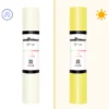 Teckwrap Termoadesivo Cambia Colore Bianco-Giallo 30,5cmx1,55m