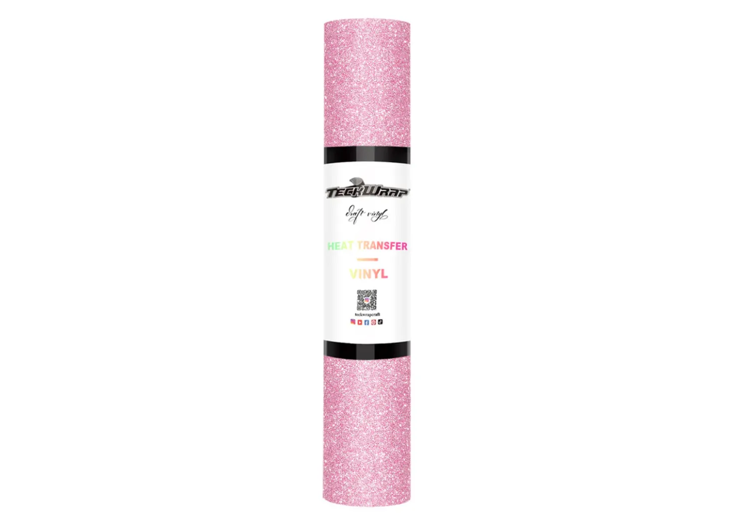 Teckwrap Termoadesivo effetto 3D Glitterato Rosa Baby 25,4cmx1,52m