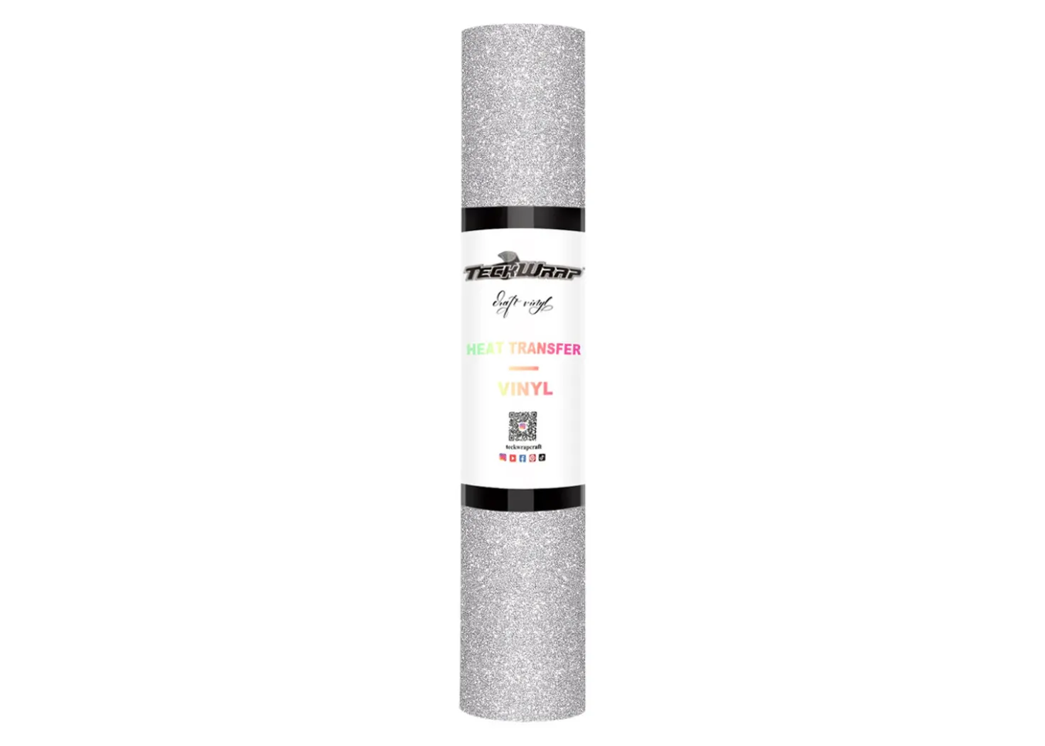Teckwrap Termoadesivo effetto 3D Glitterato Argento 25,4cmx1,52m