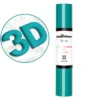 Teckwrap Termoadesivo effetto 3D Ciano Scuro 25,4cmx1,5m
