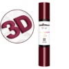 Teckwrap Termoadesivo effetto 3D Borgogna 25,4cmx1,5m