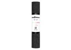 Teckwrap Termoadesivo Glitterato Nero 30,5cmx1,55m