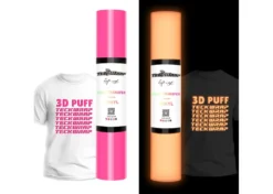 Teckwrap Termoadesivo Glow in the Dark effetto 3D Rosa Neon 25,4cmx1,5m