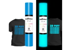 Teckwrap Termoadesivo Glow in the Dark effetto 3D Blu 25,4cmx1,5m