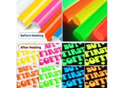Teckwrap Termoadesivo Glow in the Dark effetto 3D Arancione 25,4cmx1,5m