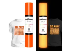 Teckwrap Termoadesivo Glow in the Dark effetto 3D Arancione 25,4cmx1,5m