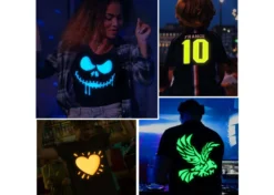 Teckwrap Termoadesivo Glow in the Dark effetto 3D Arancione 25,4cmx1,5m