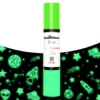 Teckwrap Termoadesivo Glow in the Dark Verde 25cmx1,55m