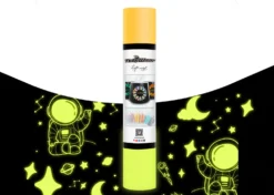 Teckwrap Termoadesivo Glow in the Dark Giallo 25cmx1,55m