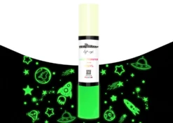 Teckwrap Termoadesivo Glow in the Dark Bianco 25cmx1,55m